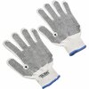 Global Industrial PVC Dot Knit Gloves, Double-Sided, Black, X-Large, 1-Dozen 708351XL